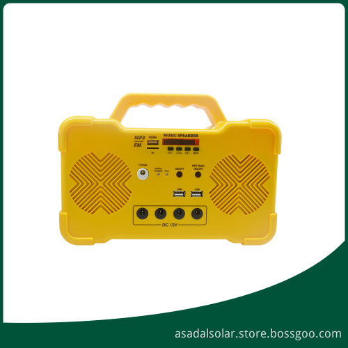 20W solar power system with speaker